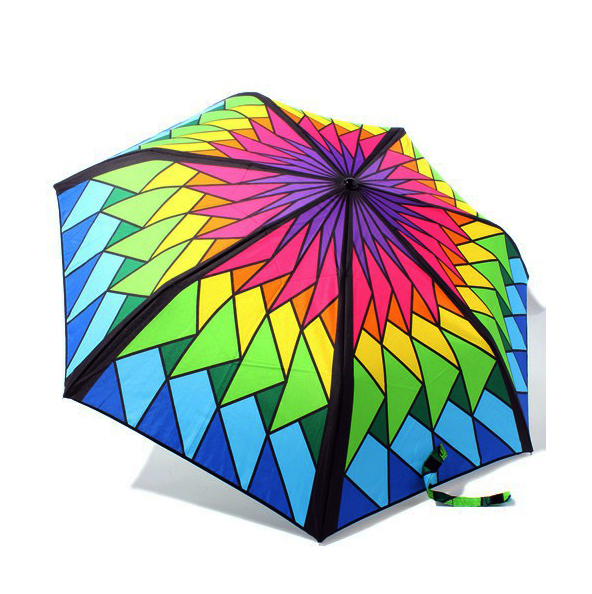 cheap automatic rainbow folding umbrellas