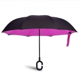 反向晴雨伞双层创意 男女士长柄伞 超大防风防晒直杆太阳伞
