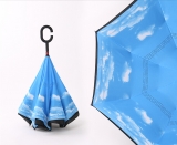 inverted umbrella with c handle