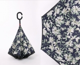 Reversed umbrellas/Flower inner+outer black