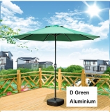 Aluminium Beach Umbrellas-Deep Green