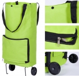 Folding Style and Polyester Material shopping trolley bag